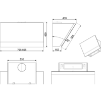 Кухонная вытяжка Smeg KV28N - Изображение №5 — Chaika Market
