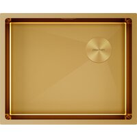 Кухонная мойка Paulmark NEXT-SKEW 54 UNI PM885444-BG (золото/брашированное золото) — Chaika Market