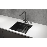 Кухонная мойка Granula KS-5045U (черный матовый) - Изображение №3 — Chaika Market