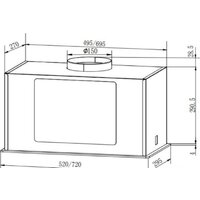 Кухонная вытяжка Faber Aria WH 52 305.0702.959 - Изображение №2 — Chaika Market