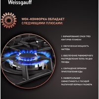 Варочная панель Weissgauff HGG 641 BV Nano Matt Glass - Изображение №8 — Chaika Market