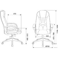 Игровое (геймерское) кресло Zombie Viking-8 (экокожа черный/красный) - Изображение №5 — Chaika Market