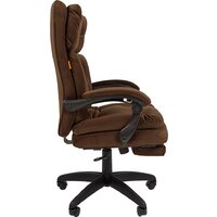 Офисное кресло CHAIRMAN 442 (ткань, Т-14 коричневый) - Изображение №3 — Chaika Market