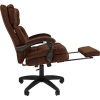 Офисное кресло CHAIRMAN 442 (ткань, Т-14 коричневый) - Изображение №4 — Chaika Market