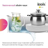 Кухонная мойка IDDIS Haze HAZ59GMi77 - Изображение №4 — Chaika Market