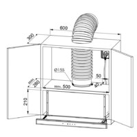 Кухонная вытяжка ZUGEL ZHT652GB - Изображение №2 — Chaika Market