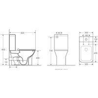 Унитаз напольный WeltWasser Zinnbach 001 GL-WT - Изображение №2 — Chaika Market