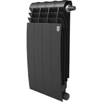 Биметаллический радиатор Royal Thermo Biliner B 500 Черный - 4 секций — Chaika Market