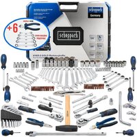 Универсальный набор инструментов Scheppach Sch-41421-5 Gold (148 предметов) — Chaika Market