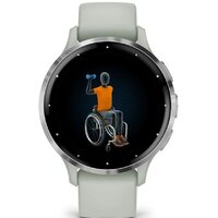 Умные часы Garmin Venu 3S (шалфей, с силиконовым ремешком) - Изображение №6 — Chaika Market