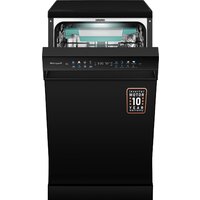 Отдельностоящая посудомоечная машина Weissgauff DW 4539 Inverter Touch AutoOpen Black - Изображение №1 — Chaika Market