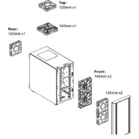 Корпус Thermaltake V150 CA-1R1-00S1WN-00 - Изображение №12 — Chaika Market