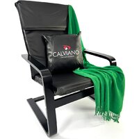Интерьерное кресло Calviano Soft 1 (черный PU) - Изображение №4 — Chaika Market