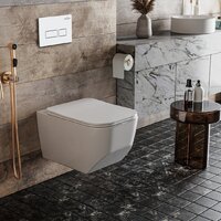 Унитаз подвесной Roxen Boro в комплекте с инсталляцией StounFix Dual Fresh 6 в 1 577353 (кнопка: белый глянец) - Изображение №10 — Chaika Market