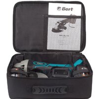 Угловая шлифмашина Bort BWS-18Li-125 (с 2-мя АКБ) - Изображение №12 — Chaika Market