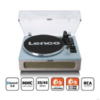 Виниловый проигрыватель Lenco LS-440 (серый/голубой) - Изображение №13 — Chaika Market
