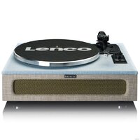 Виниловый проигрыватель Lenco LS-440 (серый/голубой) - Изображение №6 — Chaika Market