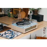Виниловый проигрыватель Lenco LS-440 (серый/голубой) - Изображение №3 — Chaika Market