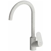 Кухонная мойка Berge BR-5850 + смеситель AM.PM Like F8007133 (серый) - Изображение №3 — Chaika Market