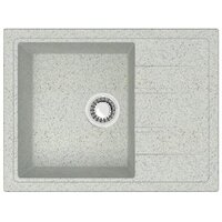 Кухонная мойка Berge BR-5850 + смеситель AM.PM Like F8007133 (серый) - Изображение №2 — Chaika Market