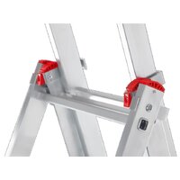 Лестница-стремянка Новая высота NV 123 алюминиевая трёхсекционная 3x10 ступеней - Изображение №3 — Chaika Market