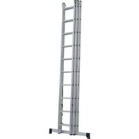 Лестница-стремянка Новая высота NV 123 алюминиевая трёхсекционная 3x10 ступеней - Изображение №12 — Chaika Market