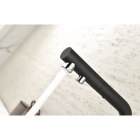 Смеситель Paulmark Serpentine Se213222-GM (черный/вороненая сталь) - Изображение №3 — Chaika Market