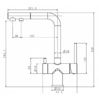 Смеситель Paulmark Serpentine Se213222-GM (черный/вороненая сталь) - Изображение №20 — Chaika Market