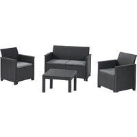 Набор садовой мебели Keter Elodie 2 Seater 253948 (графит) — Chaika Market