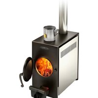 Свободностоящая печь-камин Термофор Авоська Inox Кунг НК — Chaika Market