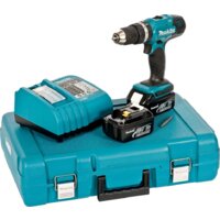Ударная дрель-шуруповерт Makita DHP453RFE (с 2-мя АКБ, кейс) — Chaika Market
