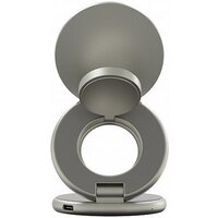 Беспроводное зарядное Magssory Signature Disc Pro для Apple 3 в 1 WCH073 (титановый) - Изображение №3 — Chaika Market