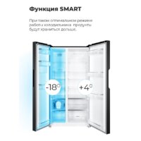 Холодильник side by side MAUNFELD MFF177NFSB - Изображение №21 — Chaika Market