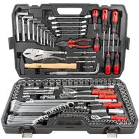 Универсальный набор инструментов ForceKraft FK-41421-5 (142 предмета) — Chaika Market