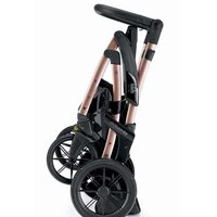 Универсальная коляска CAM Trio Dinamico Rover (3 в 1, черный/розовый) - Изображение №6 — Chaika Market