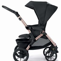 Универсальная коляска CAM Trio Dinamico Rover (3 в 1, черный/розовый) - Изображение №2 — Chaika Market