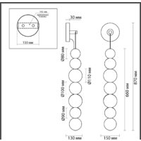 Бра Odeon Light Crystal 5007/13WL - Изображение №7 — Chaika Market