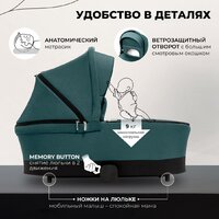 Универсальная коляска Sweet Baby Stella 2в1 (зеленый) - Изображение №5 — Chaika Market