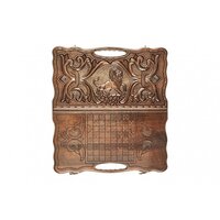 Шашки/нарды Haleyan Лев 50 с ручкой kh015-5 - Изображение №3 — Chaika Market