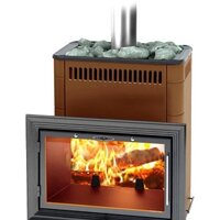 Банная печь Термофор Витрувия Inox БСЭ (терракота) — Chaika Market