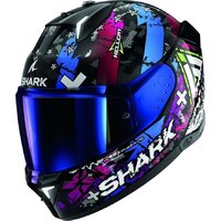 Мотошлем Shark Skwal i3 Hellcat (р. L, черный/фиолетовый/белый) — Chaika Market