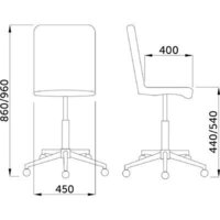 Офисное кресло AksHome Fiji поворотное (светло-серый велюр HCJ-38/хром) - Изображение №11 — Chaika Market