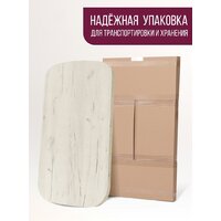 Столешница Millwood Закругленная 200x100 (дуб белый Craft) - Изображение №4 — Chaika Market
