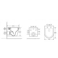 Унитаз напольный WeltWasser Salzbach 001 XL GL-WT (белый глянец) - Изображение №2 — Chaika Market