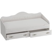 Кровать-тахта Мебельград Прованс с ящиками (бодега белая/патина премиум) - Изображение №2 — Chaika Market