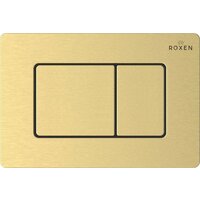 Унитаз подвесной Roxen Vine Tornado в комплекте с инсталляцией StounFix Dual Fresh 6 в 1 979022 (кнопка: брашированное золото) - Изображение №2 — Chaika Market