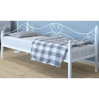 Кровать-тахта ИП Князев Валенсия 90x200 (белый муар) — Chaika Market
