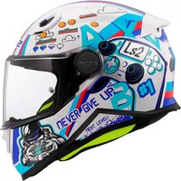 Мотошлем LS2 FF812 Kid Next Level (M, белый) — Chaika Market