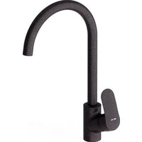 Кухонная мойка Berge BR-5850 + смеситель AM.PM Like F8007122 (черный) - Изображение №3 — Chaika Market