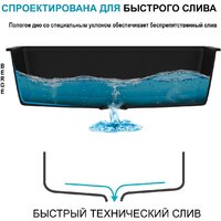 Кухонная мойка Berge BR-5850 + смеситель AM.PM Like F8007122 (черный) - Изображение №13 — Chaika Market